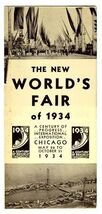 New World's Fair of 1934 Brochure Chicago Illinois Century of Progress - $17.80