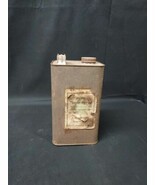 Old F. M. Johnson Monroe New Hampshire MAPLE SYRUP Tin Metal Can PAPER L... - $56.09