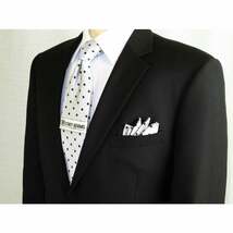 Men Renoir Suit Separate Super 140s Soft Wool Two Button Classic Fit 508-1 Black image 8