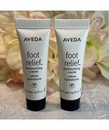 LOT OF 2 AVEDA FOOT RELIEF MOISTURIZING CREME .34ozEa = .68oz Total Free... - $8.86