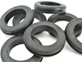 1 1/4&quot; x 3/4&quot; w 1/8&quot; Groove Rubber Wire Grommets Panel Bushings Cable Tubing - £10.66 GBP+