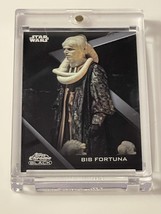 2022 Topps Star Wars Black Chrome #30 - Big Fortuna Green Refractor Coll... - £18.27 GBP