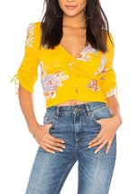 Free People Womens Blouse Love To Love Slim Gold Yellow Size Xs OB752977 - £31.19 GBP