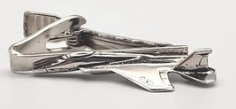 Vtg 1970&#39;s McDonnell Douglas F-15 Silver Tone Pewter Fighter Jet Tie Bar... - £11.80 GBP