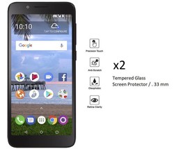 2 x Tempered Glass Screen Protector For Alcatel TCL A1X A503DL - £7.87 GBP