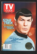 TV Guide 4/20/2002-1 of 35 Star Trek covers-Original Star Trek-Leonard Nimoy-... - $33.95