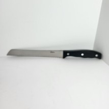 Oster Bread Knife 8&quot; Serrated Blade Wood Handle Full Tang 3 Rivets - $11.97