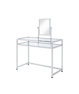 Coleen Vanity Set w/Stool, Chrome Finish - $396.04 CAD