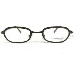 Freudenhaus Eyewear Spoon MDB Eyeglasses Frames Brown Round Oval Full Ri... - £56.47 GBP