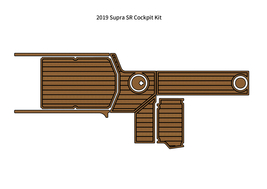 2019 Supra SR Cockpit Kit Mat Boat EVA Foam Teak Deck Flooring Pad Self Adhesive - £473.71 GBP
