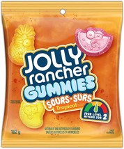 10 Bags of Jolly Rancher Gummies Sours Tropical Candy 182g Each - Free S... - £37.68 GBP