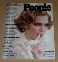 Mia Farrow People Weekly Magazine March 1974 Issue Number One Mint Condition - £86.90 GBP