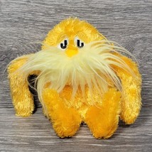 Dr Seuss The Lorax 6&quot; Plush Manhattan Toy Stuffed Animal Orange Fuzzy 2012 - $8.79