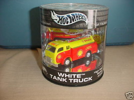 HOT WHEELS LIMITED 1/15000 WHITE TANK TRUCK SHELL OIL FREE USA SHIPPING - £22.04 GBP