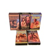 Lot of 5 Bible Collection VHS Samson and Delilah, David, Joseph, Jacob &amp;... - £22.54 GBP