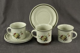 Vintage Royal Doulton English China Lambethware CORNWALL Coffee Tea Cups Saucers - £22.58 GBP