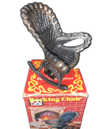 Die cast Rocking Chair Old Fashioned Metal Pencil Sharpener Made Hong Ko... - $21.52 CAD