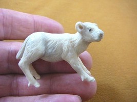 cow-1) Albino baby Calf dairy Cow of shed ANTLER figurine Bali detailed ... - $42.06