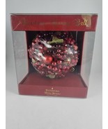 Waterford Heirloom Holiday Red Kissing Ball In Sealed Box - $39.59