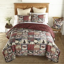 Donna Sharp Twin Bedding Set - 2 Piece - The Great Outdoors Lodge Twin Set with  - £75.53 GBP