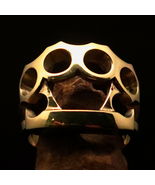 Men's Outlaw Biker Ring Knuckle Duster - Excellent crafted - solid Brass - $24.00+