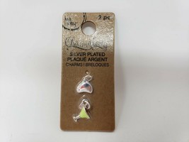 Bead Landing Charmalong Set of 2 Silver-tone Charms - New - £6.23 GBP
