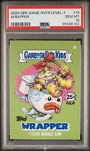 2024 Garbage Pail Kids Game Over Level 4 Wrapper Card 19 Psa 10 Bowser/Jr POP-3! - $178.15