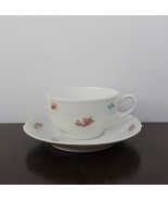 EPIAG Royal China Tea Cup &amp; Saucer Czechoslovakia Rose Flower Elegant Rare - $381.73 MXN