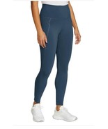 Eddie Bauer Womens Leggings Blue Moisture Wicking Pockets Stretch Trail ... - $752.30 MXN