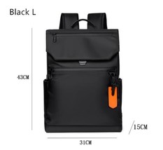 High Quality Waterproof Men&#39;s Laptop Backpack Fashion Brand Designer Black Backp - £56.23 GBP