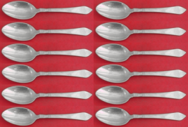 Continental by Georg Jensen Sterling Silver Dinner Spoon #011 Set 12 pcs 7 5/8" - $4,093.03 CAD