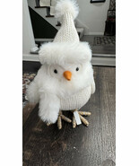 2019 Target Rue Spritz Holiday Bird Cream Knit Outfit W White Fur, Silve... - $180.56 MXN