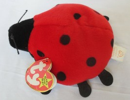 Rare Retired Lucky The Ladybug Ty Beanie Baby 1993 Pvc Pellets - £790.95 GBP