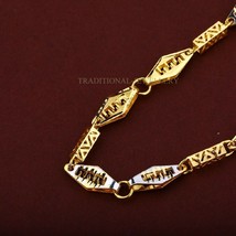 Unisex Italian Turkey chain 916% 22k Gold Chain Necklace Daily wear Jewelry 88 - £3,119.26 GBP+