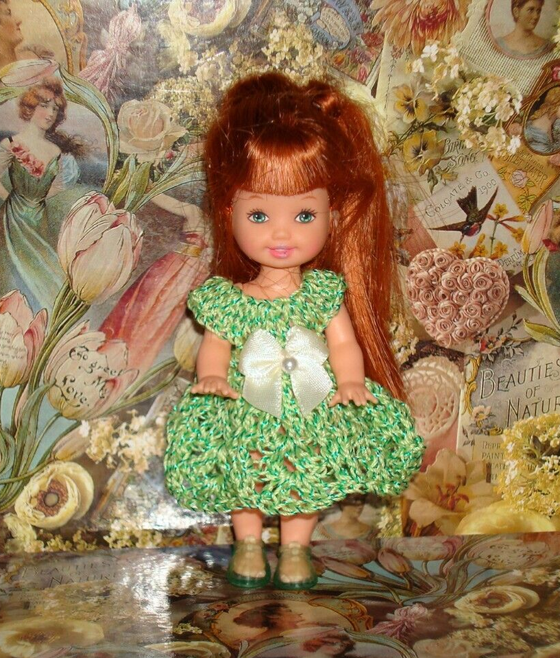 Hand crocheted Doll Clothes for Kelly or same size dolls #2538 - $12.00