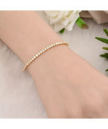 3.00 Cts Lab Grown CVD Diamond Bracelet E/F Color VS Clarity 14k Yellow ... - $1,798.80
