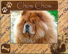 Chow Chow Laser Engraved Wood Picture Frame (5 x 7) - £24.83 GBP