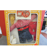 VTG 1982 BOBBSEY TWINS FREDDIE OUT WEST OUTFIT NEW IN BOX FOR 11&quot; DOLL - $20.17 CAD