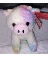 Russ Petooties Pets Barnyard Friends Akira Mini Cow Plush 5" NWT Series 21 - $9.78