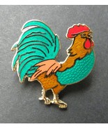 COCK ROOSTER COCKEREL FARM ANIMAL LAPEL PIN BADGE 1 INCH - £4.35 GBP