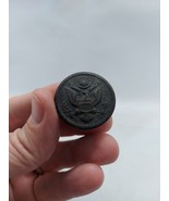 WW1 US Army Military Button Made by D. Evans &amp; Co Attleboro Falls - $9.89
