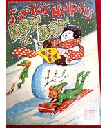 Vintage 1981 Santas Helpers Dot to Dot Book Santas Elves Sledding On Cover - €12,73 EUR