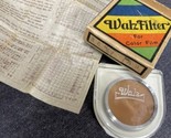 Vintage Walz 36mm A9 FILTER, For Use With Color Film W/ Box &amp; Instructions - $7.92
