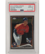 2014 Topps Chrome Actualización George Springer PSA 10 Joya MT #MB-4 - $104.93