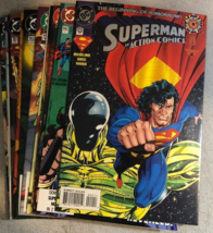 ACTION COMICS Superman lot of (13) different issues, as shown  DC Comics FINE+ - £15.57 GBP