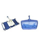 Hydrotools 8040 Deep Bag Leaf Rake Swimming Pool Net &amp; 8150 Weighted Vac... - $705.55 MXN