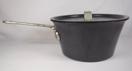 Vintage Commercial Aluminum Cookware Toledo Ohio 2 1/2 Qt Pot With Lid 1702 1/2 - £18.04 GBP