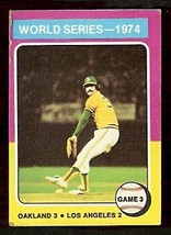 1974 World Series Oakland Athletics Rollie Fingers 1975 Topps Baseball Card #463 - £0.77 GBP