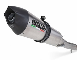 GPR Exhaust Benelli TRK 502 X 2017-2019 Homolog Slip-On GP Evo4 Titanium - £418.39 GBP