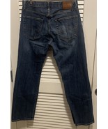 Lucky Brand Men Jeans 32x30 Blue Denim 221 Original Straight Mid Rise - $34.17 CAD